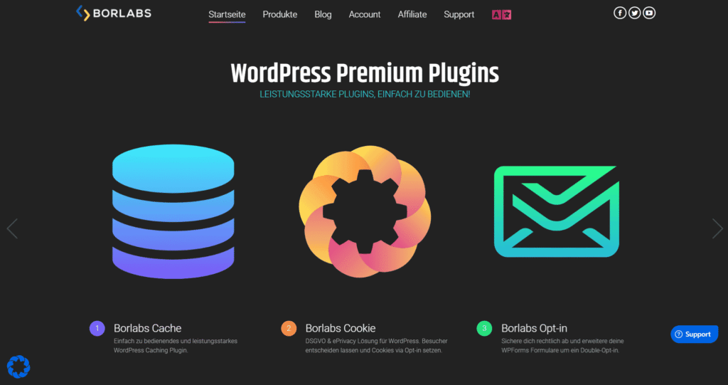 WordPress Plugin Borlabs Cookie