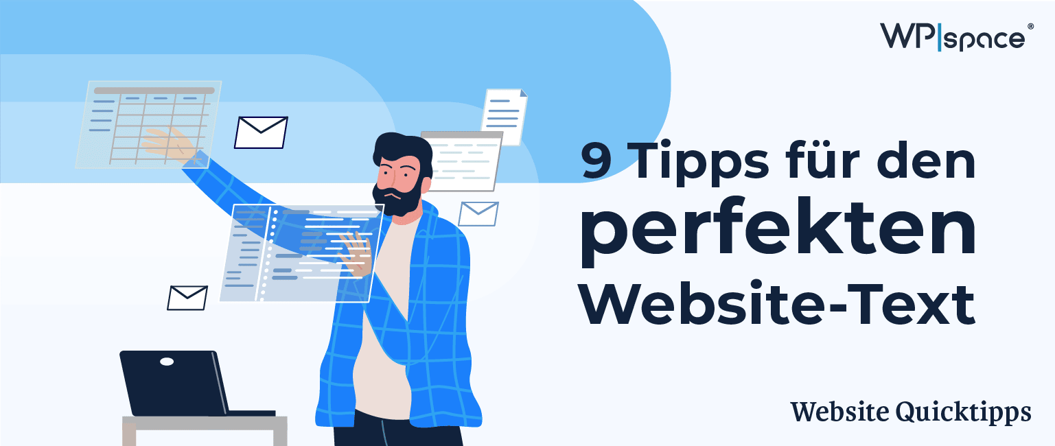 Websitetext – 9 Tipps für den perfekten Websitetext