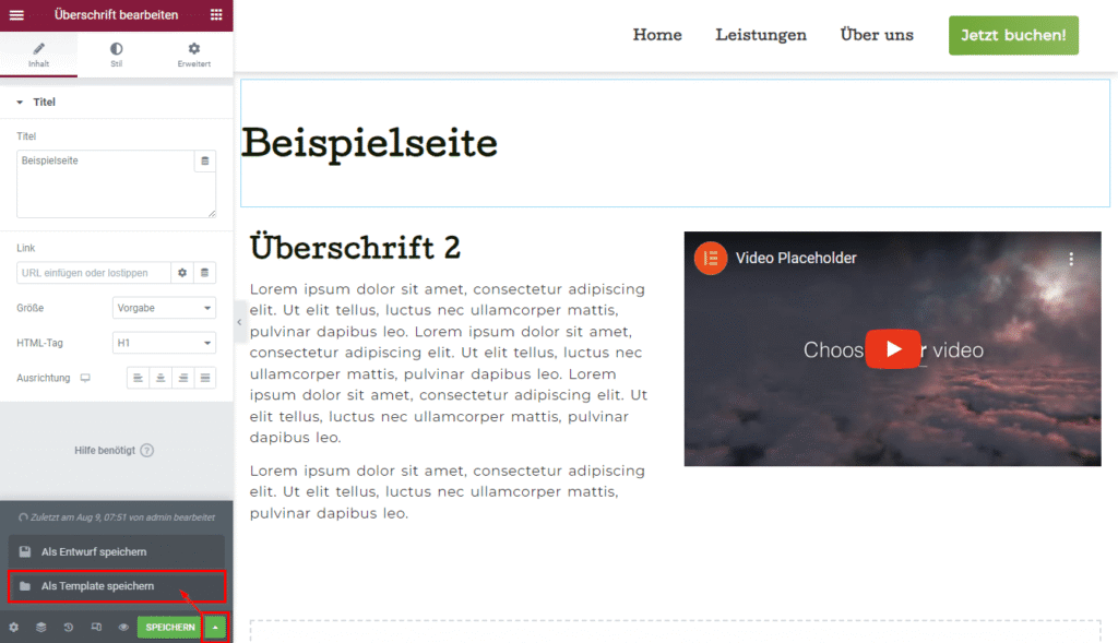 WordPress Seite mit Elementor duplizieren