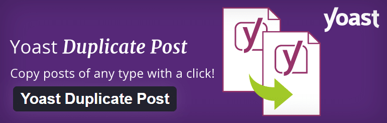 WordPress Plugin Yoast Duplicate Post