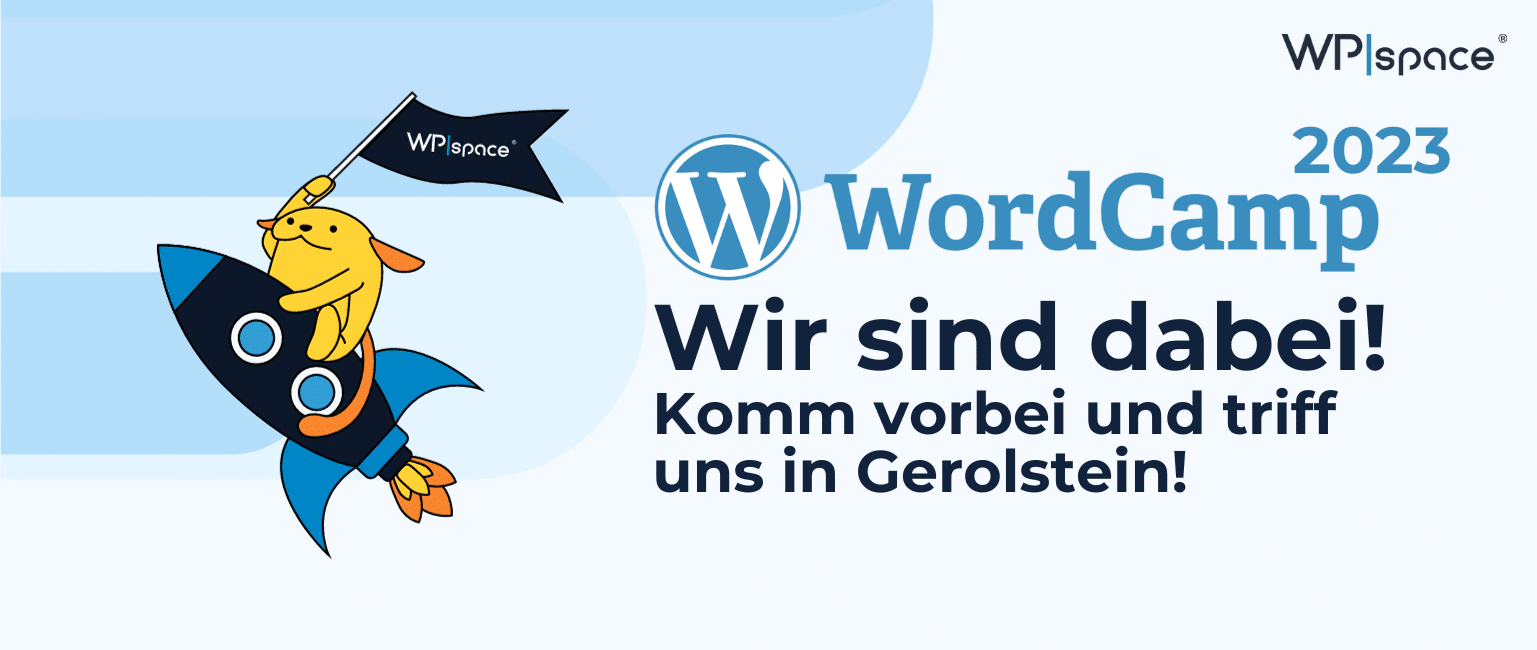 WordCamp Deutschland 2023: Wir sind als Goldsponsor dabei!
