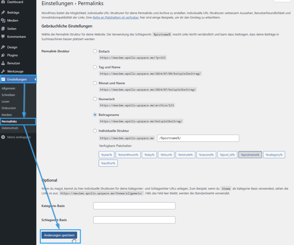 .htaccess neu ausstellen