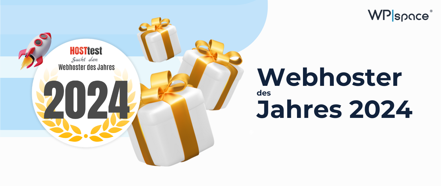WPspace ist Webhoster des Jahres 2024!