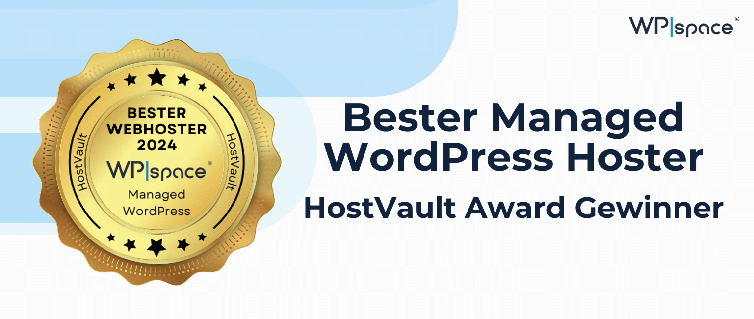 HostVault Award Gewinner: Top WordPress Hosting Anbieter